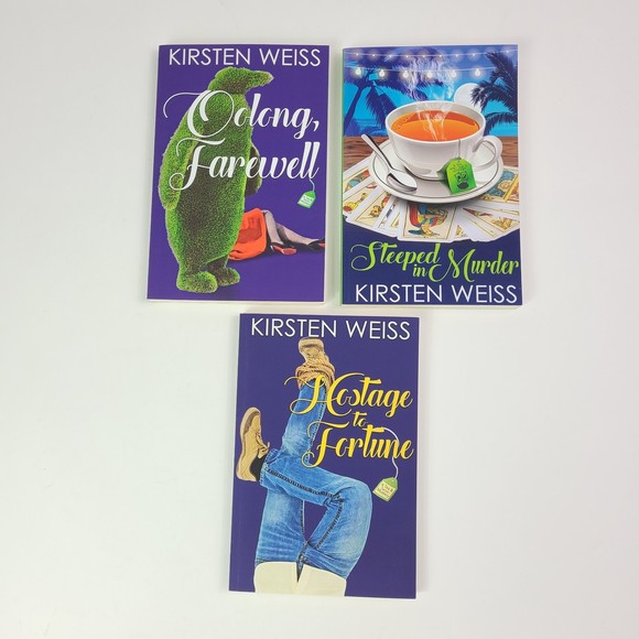 Tea and Tarot Cozy Mystery Series (Books 1-3) by Kirsten Weiss - Picture 1 of 8